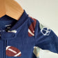 Navy Fleece Football Helmet Sleeper / 3m
