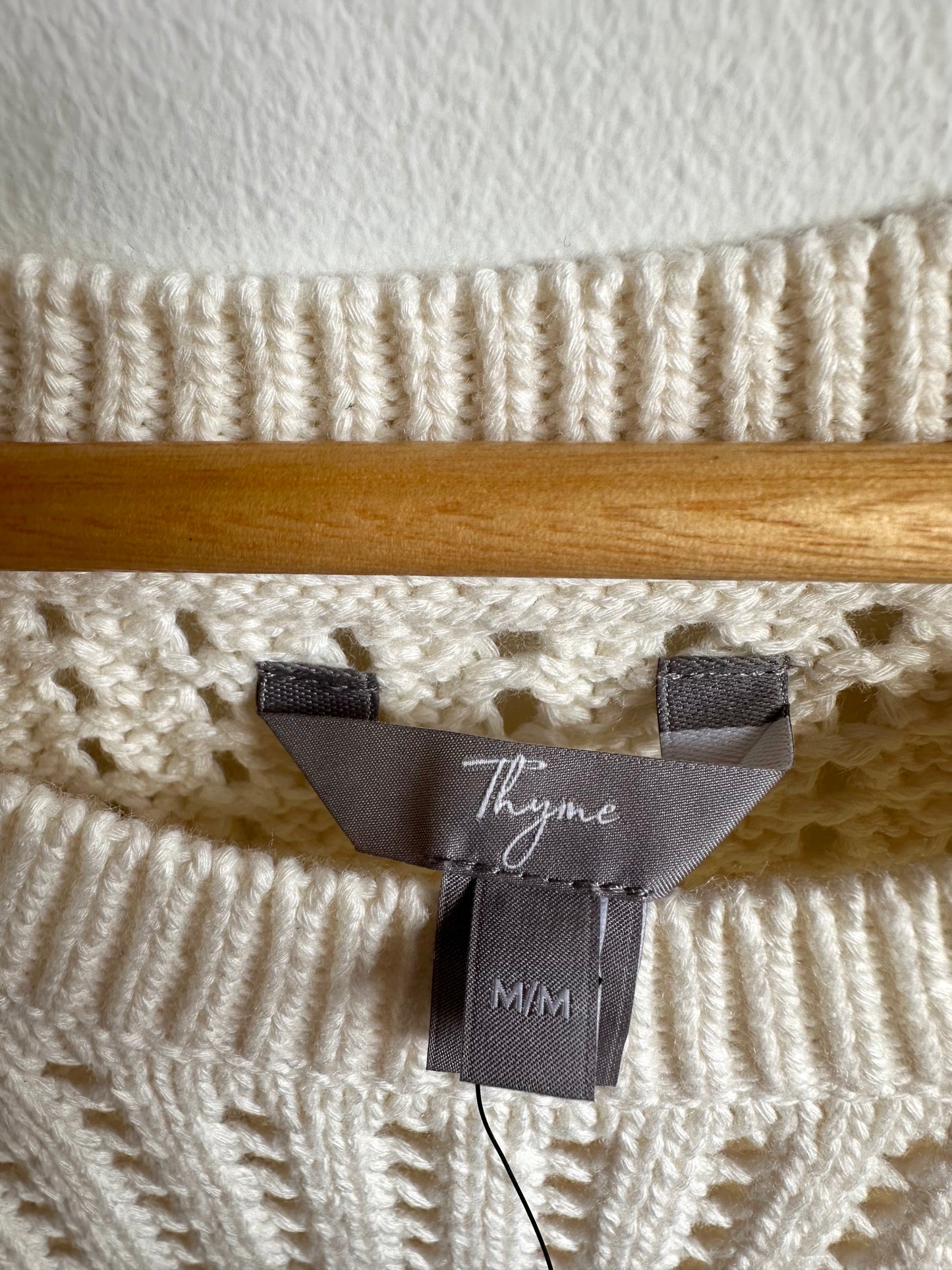 Thyme Knit Vest (With Tags) / M