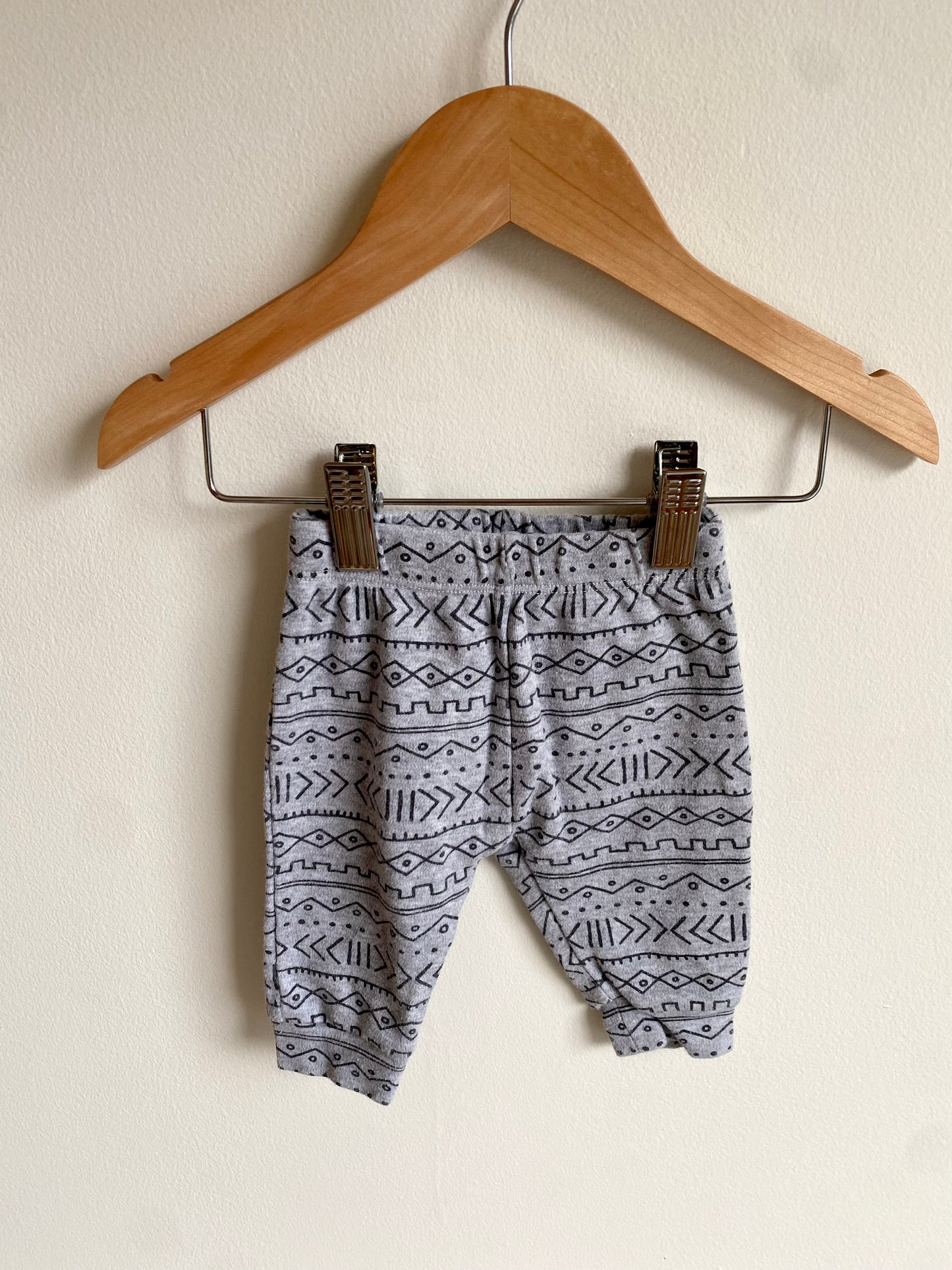 Grey Patterned Pants / 3m