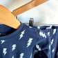 100% Cotton Navy Lightening PJ Set / 6-9m