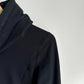 Black Nursing Hoodie with Side Zippers / L