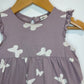 Purple Butterfly Dress / 12-18m