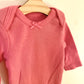 Pink Long Sleeve Bodysuit / Preemie