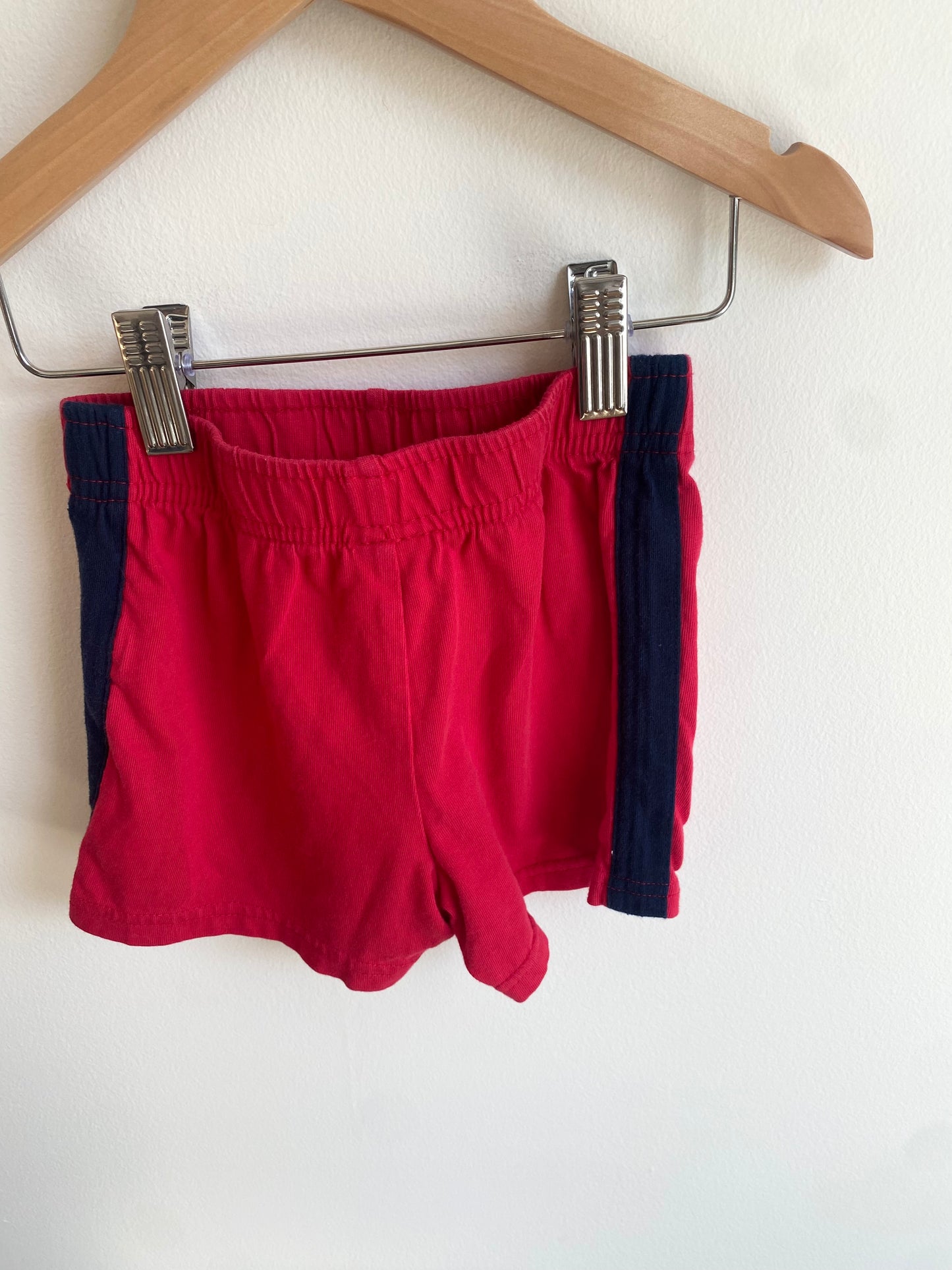 Red Shorts with Black Stripe / 18-24m