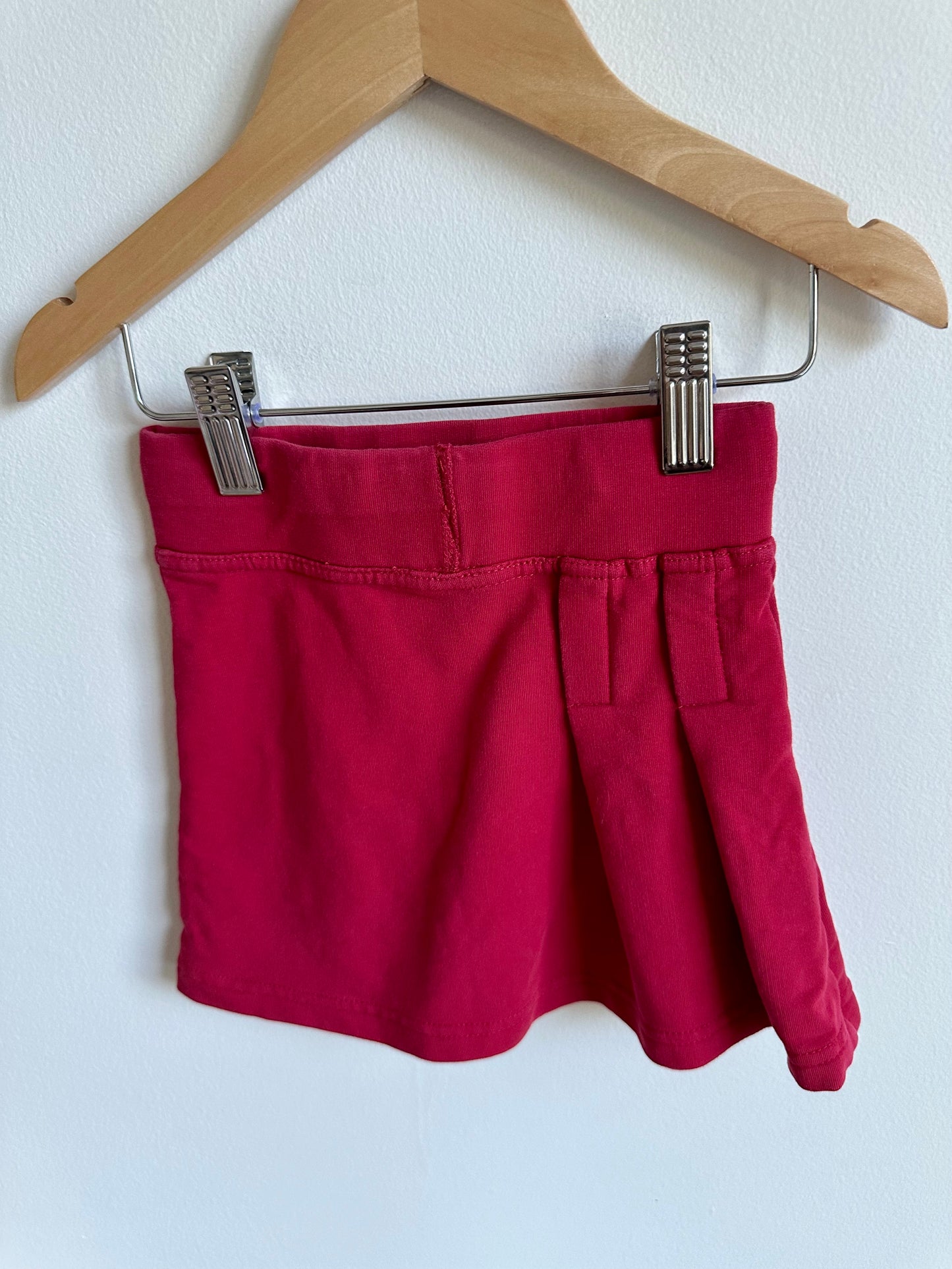 Red Peekaboo Beans Skirt / 3T