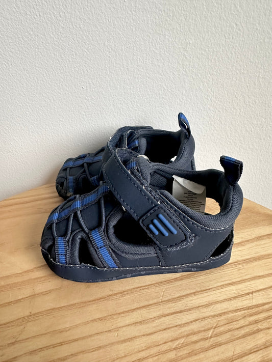 Strap Navy Sandals / Size 3 Infant