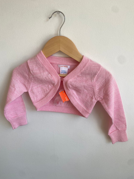 Pink Shimmer Cardigan / 12m