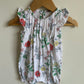 Plants & Flower Romper / 3-6m