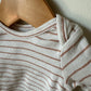 Newborn Striped Long Sleeve Top / 0m