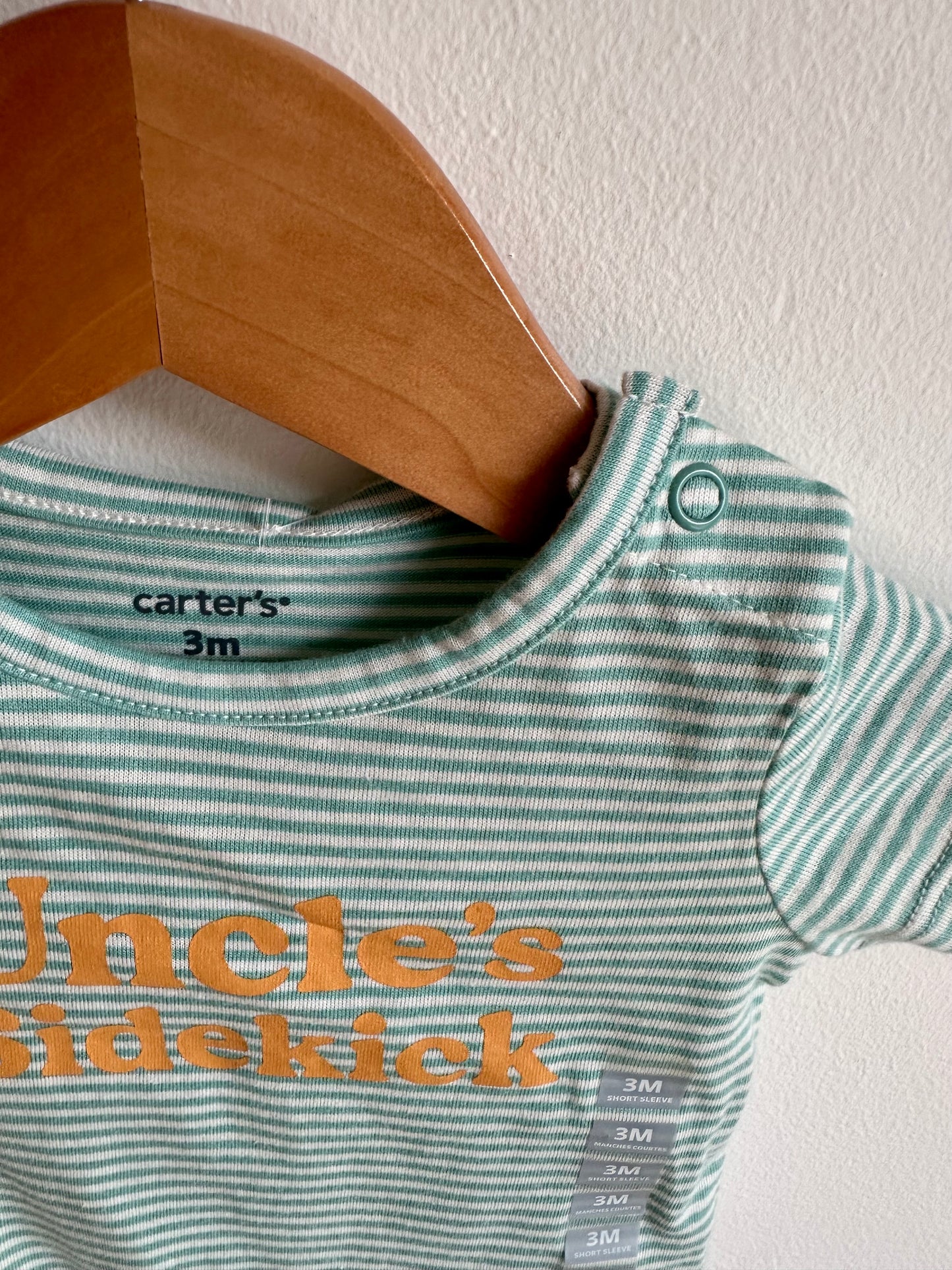 Uncle's Sidekick Bodysuit (With Tags) / 3m