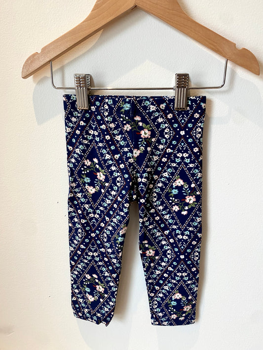 Diamond Shape Floral Pants / 18-24m