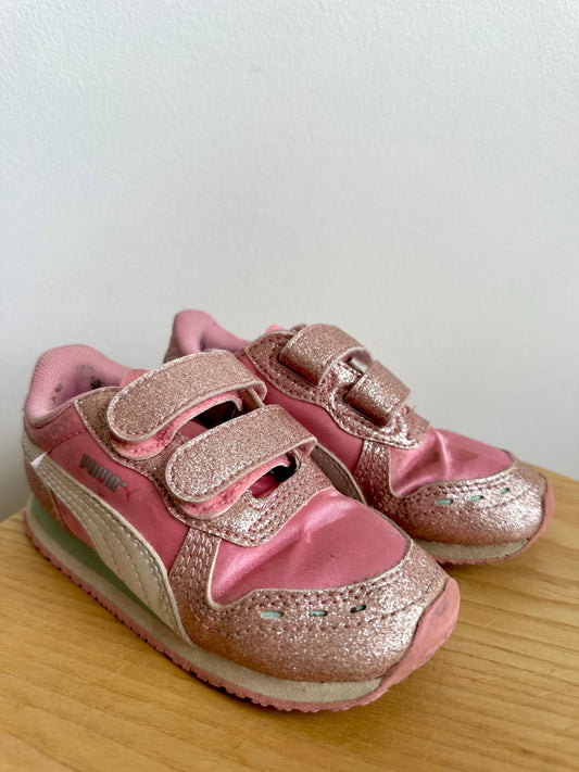 Pink Puma Sneakers / Size 8 Toddler