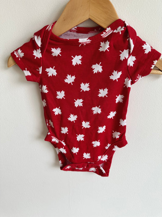 Maple Leaf Bodysuit / 0-3m