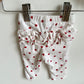 Heart Leggings with Ruffle / 0-3m