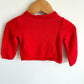 Red Bow Sweater / 9m