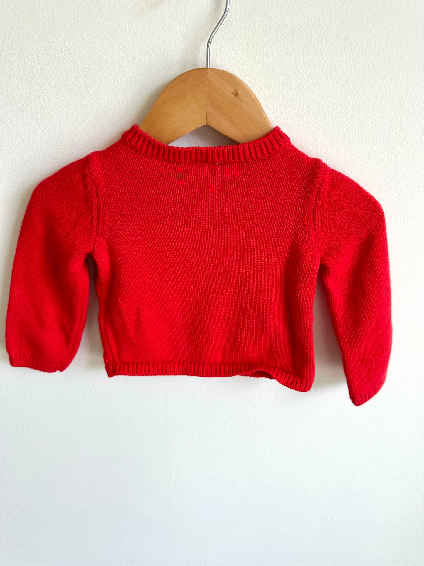 Red Bow Sweater / 9m