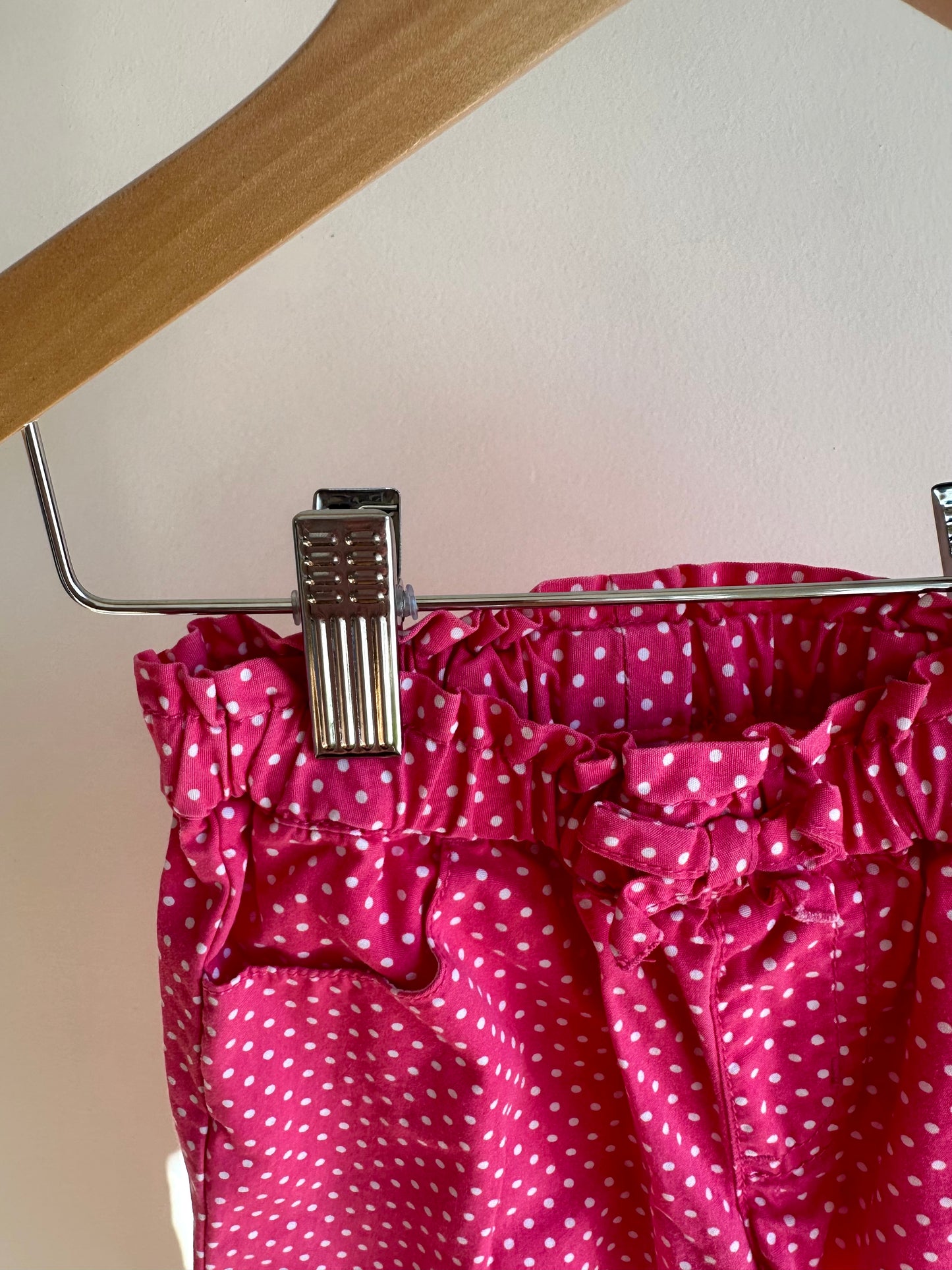 Pink Polkadot Pants / 2T