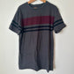 Grey Tee with Black Stripes / 12 years