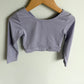 Purple Active Cropped Top / 3T