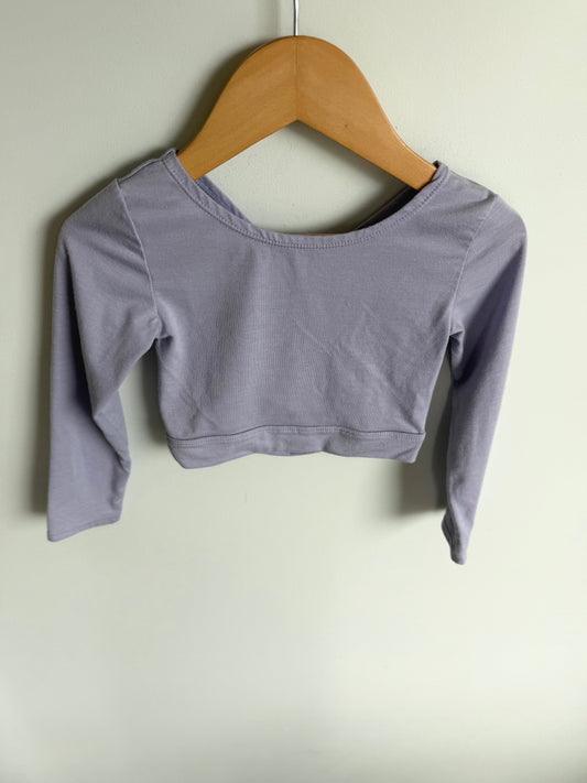 Purple Active Cropped Top / 3T