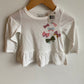 Butterfly White Shirt / 6-12m