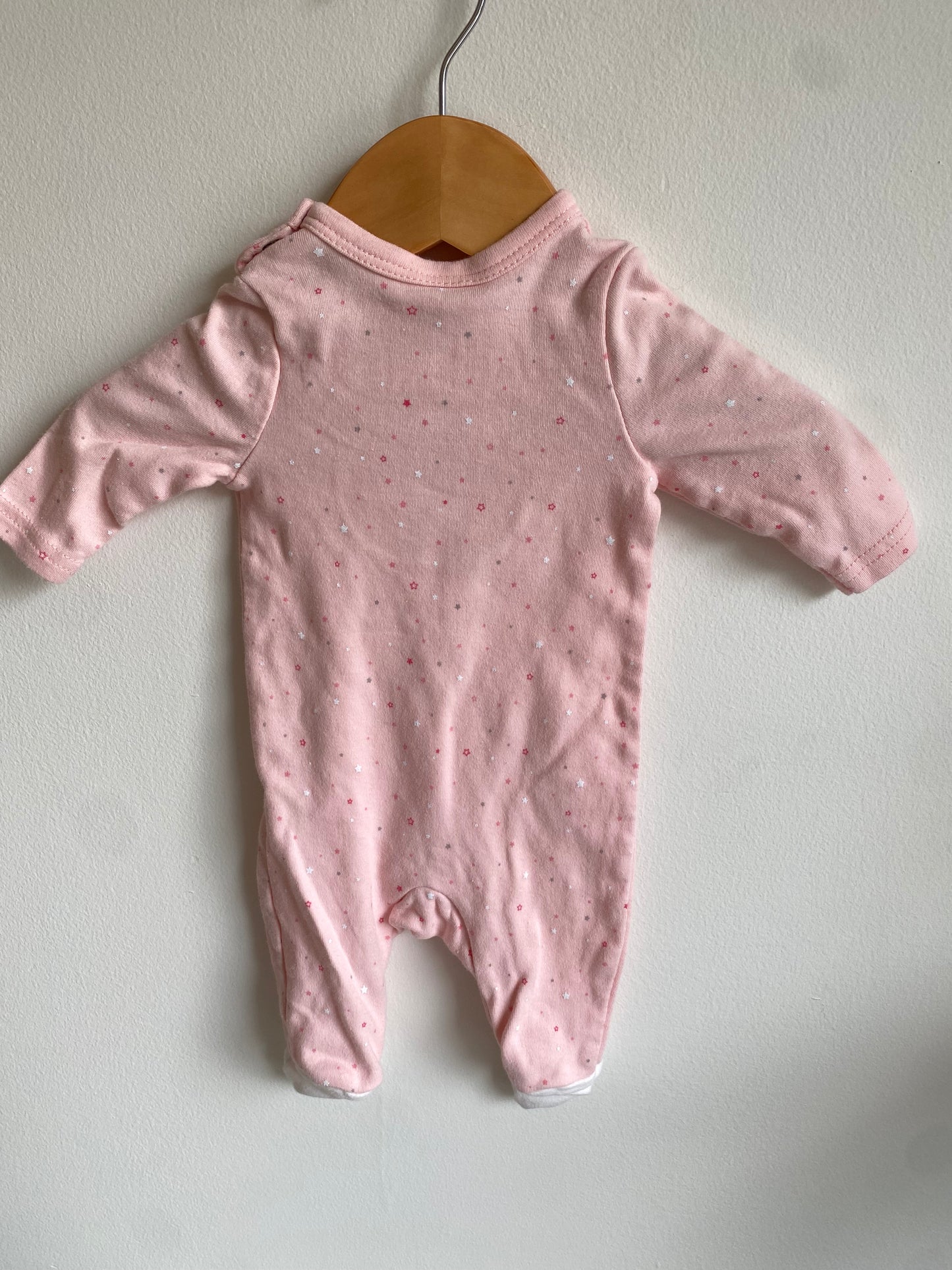 Bear Pink Jumpsuit / 0-3m