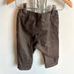 H&M Brown Pants with Suspenders / 12-18m