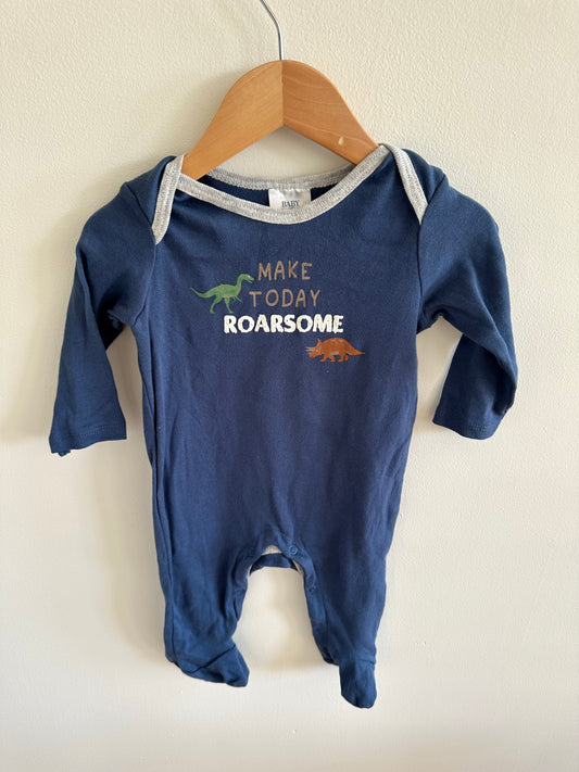 Make Today Roarsome Jumpsuit or Sleeper / 9m