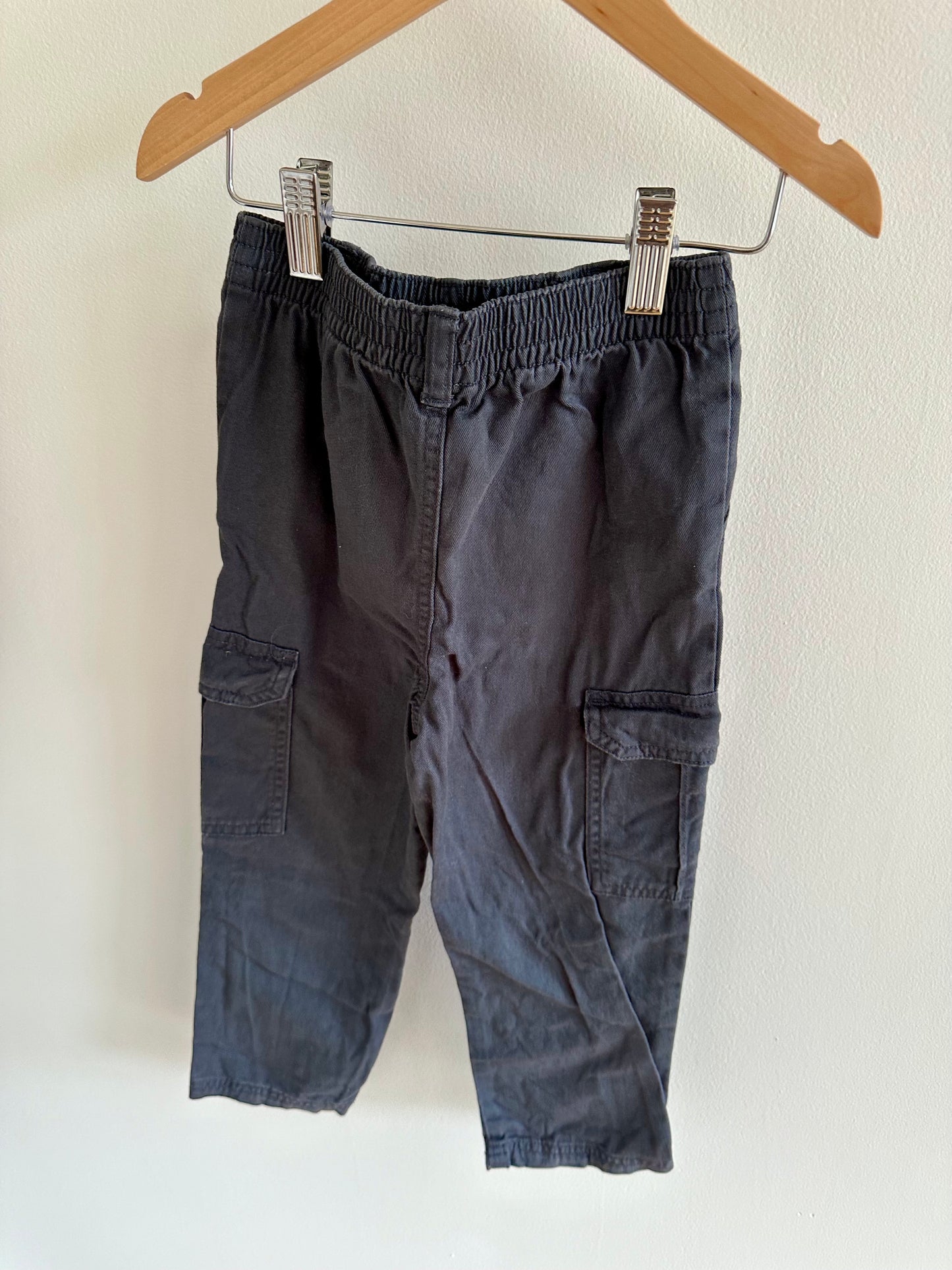 Charcoal Cargo Pants / 4T