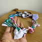 Two Nylon Headbands and Two Bow Clips