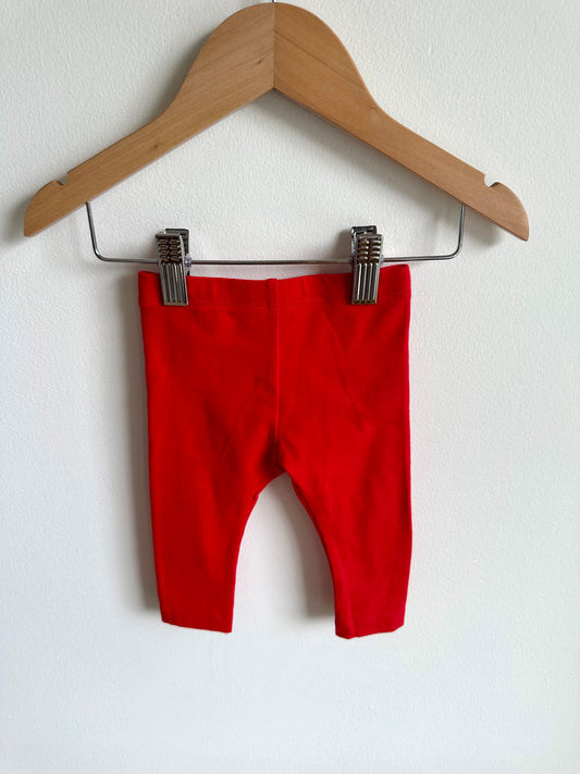 Red Pants with Bow / 3-6m