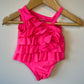 Pink Ruffle Swimsuit / 3-6m