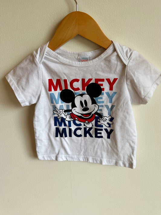 Mickey Text T-Shirt / 24m