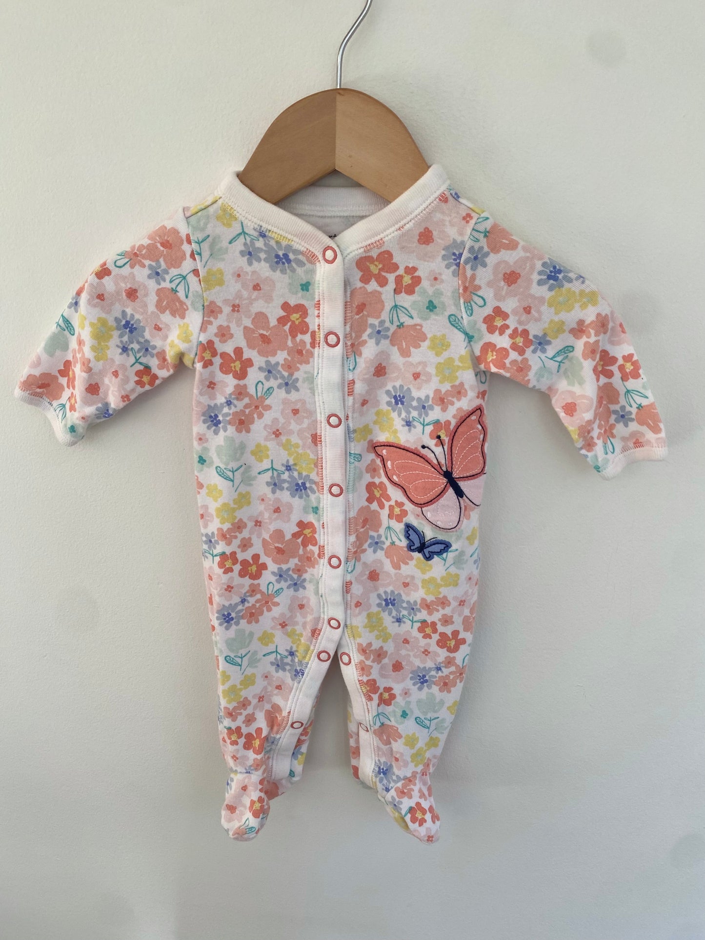 Floral Butterfly Sleeper / 3m