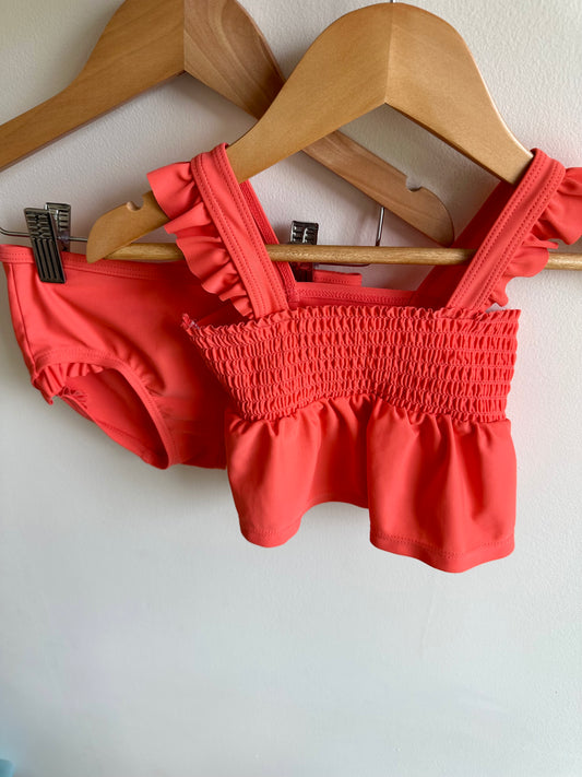 Two Piece Coral Swim Set / 18m