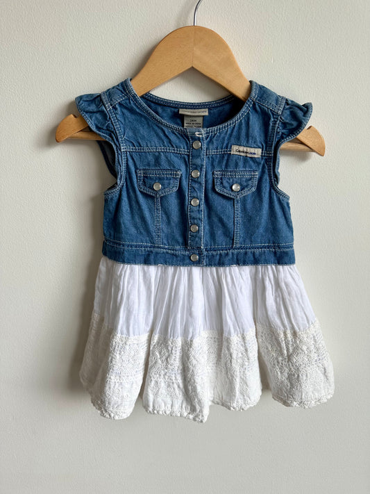 CK Denim Lace Dress / 24m