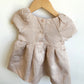 Tan Shimmering Formal Dress / 12-18m