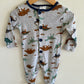 Button Up Dino Sleeper / 6-9m