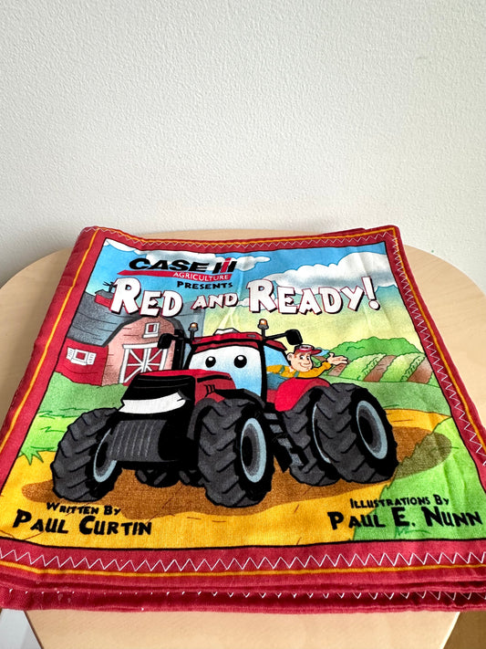 Red and Ready Cloth Book / 0-3 years (No Shipping)