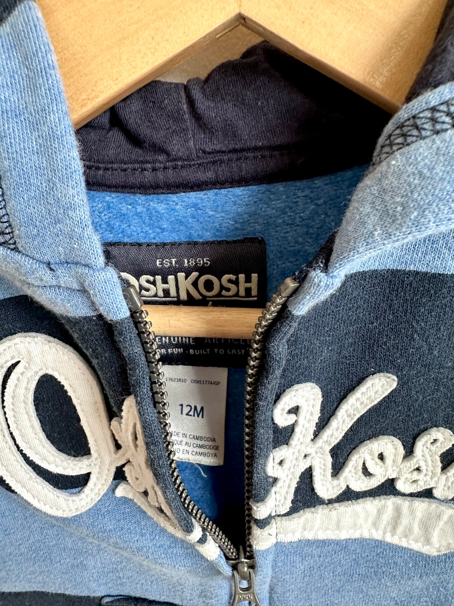 Striped Blue OshKosh Sweater / 12m