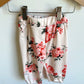 Cream Floral Pants / 6-12m