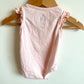 Pink Ruffle Sleeve Bodysuit / 0-3m