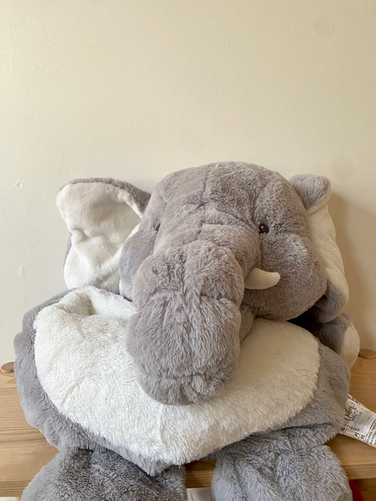 Large Elephant Stuffy Pillow