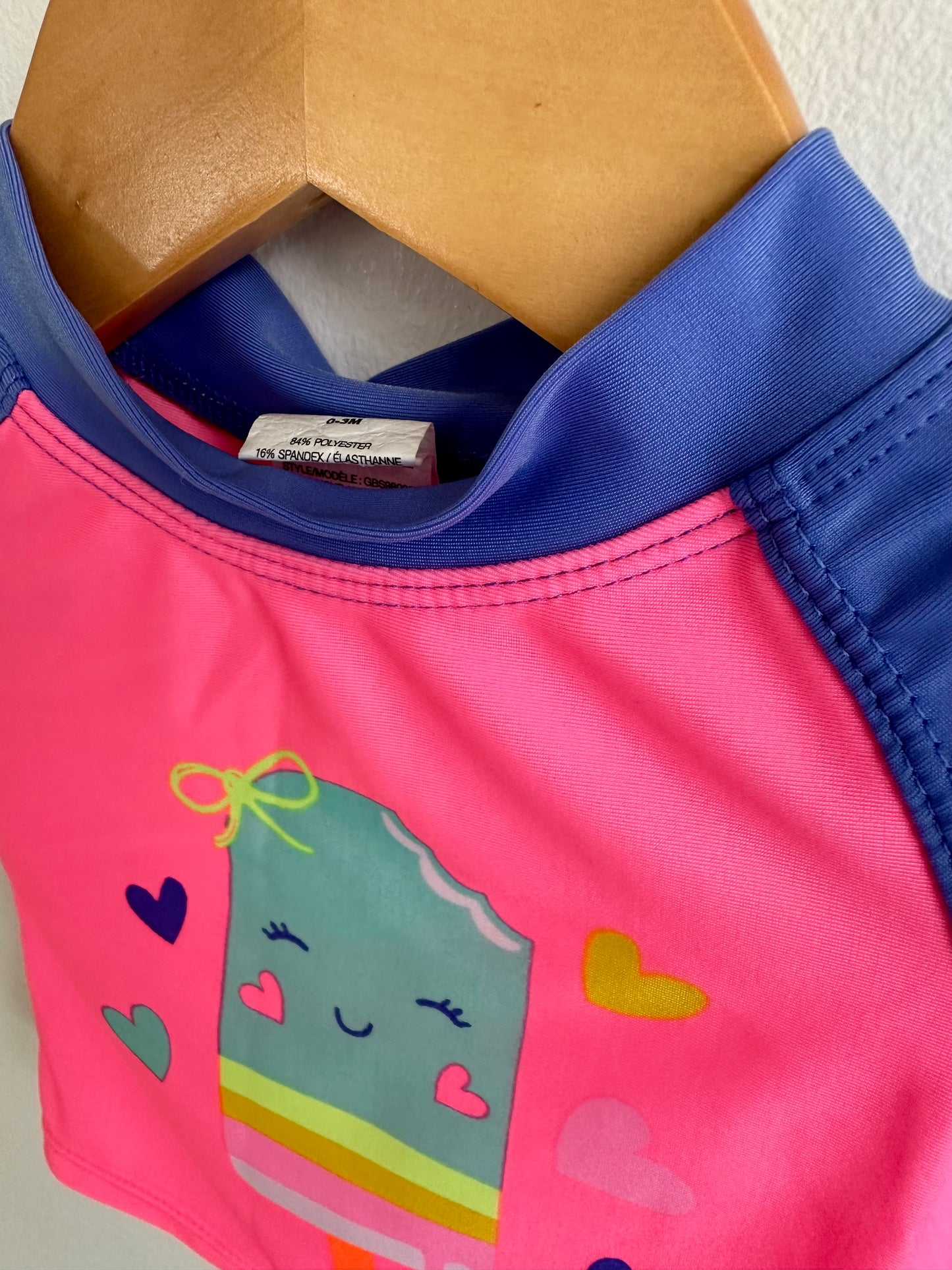 Swim Heart Shirt / 0-3m