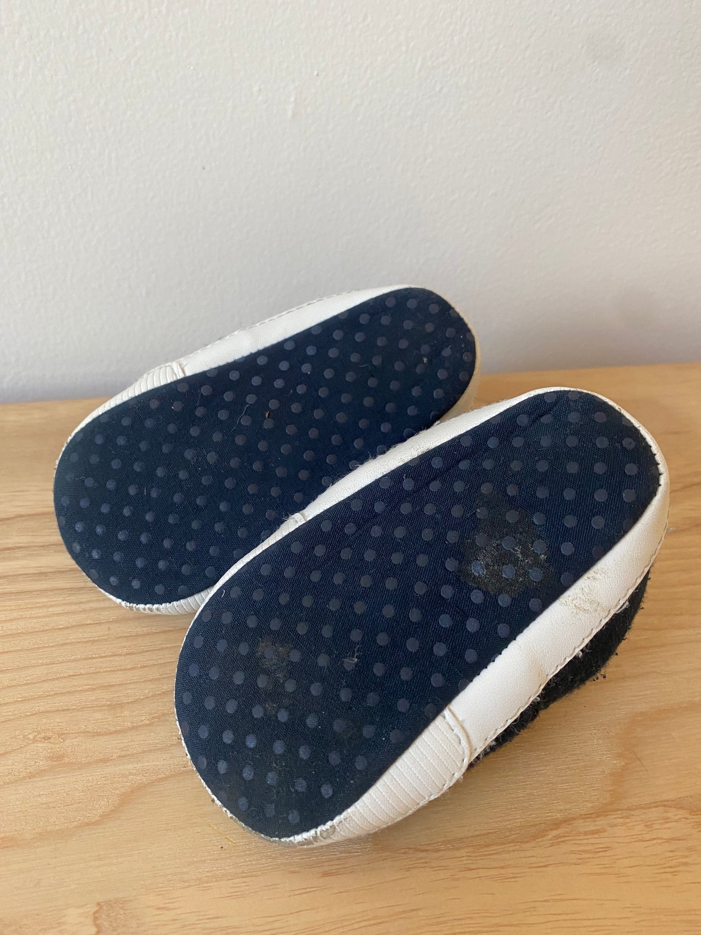 Navy Shoes with White Soles / Size 2 Infant?