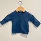 Blue Button Up Long Sleeve / 0-3m