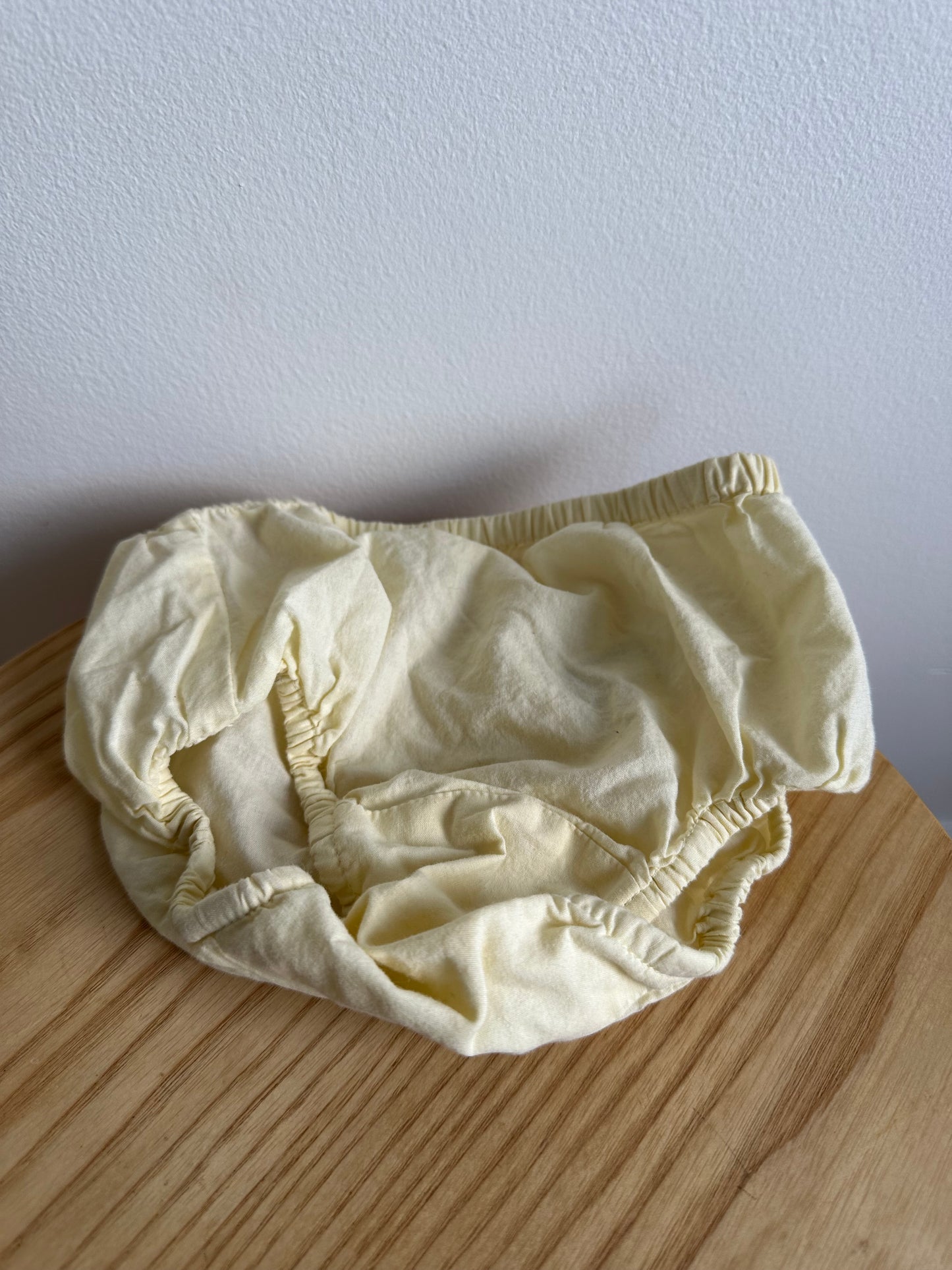 Light Yellow Diaper Cover / 6-12m