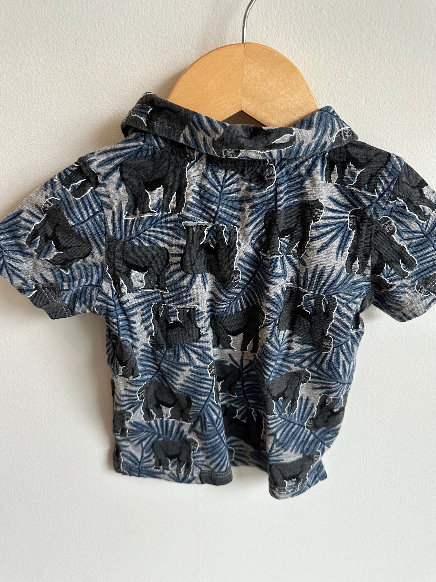 Collared Gorilla T-shirt  / 12-18m