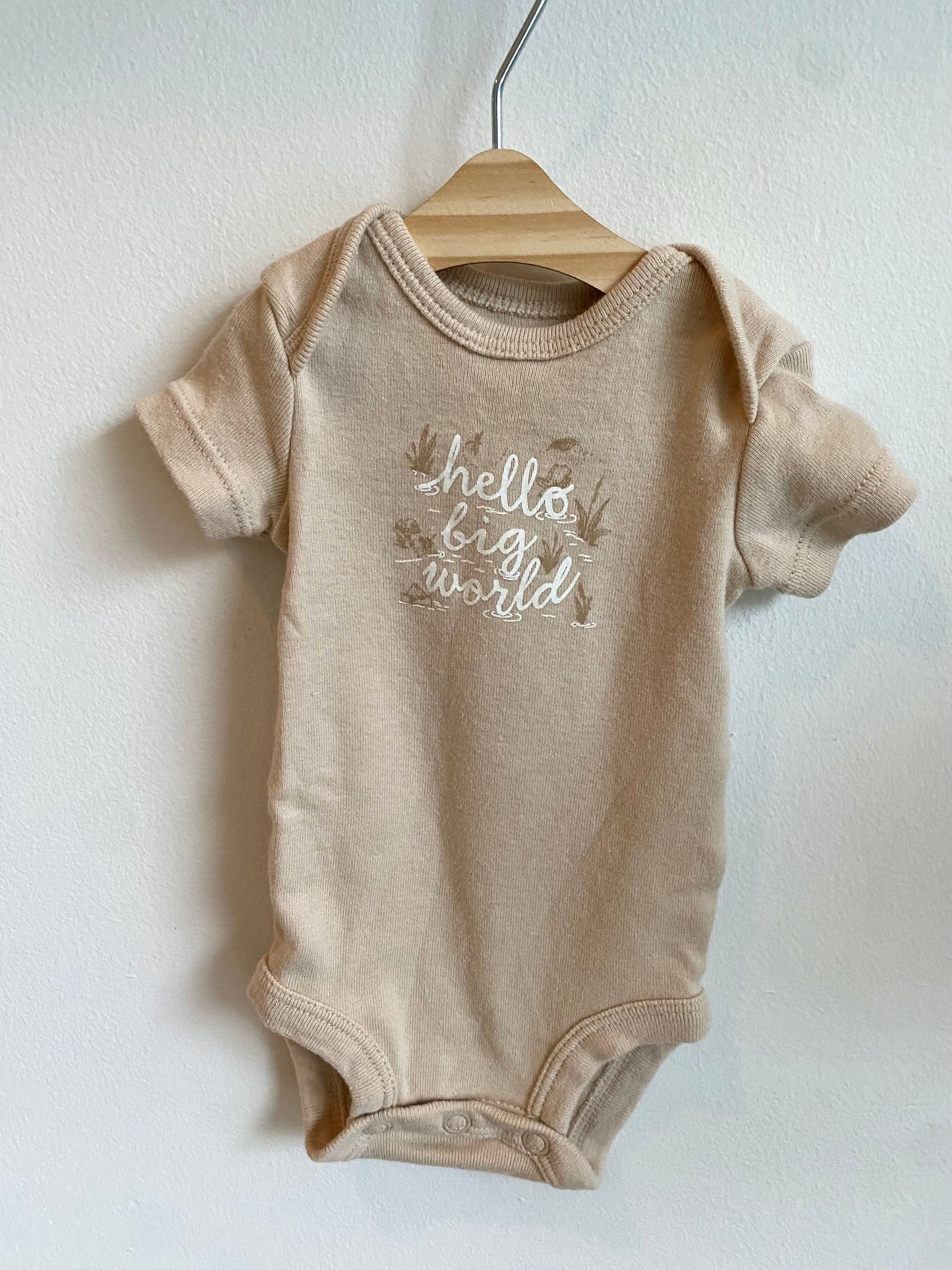 Hello Big World Bodysuit / Preemie