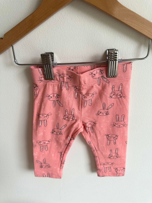 Pink Bunny Pants / 3-6m